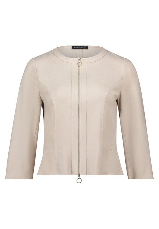 Blazerjacke Kurz 3/4 Arm Light Beige Bild 1