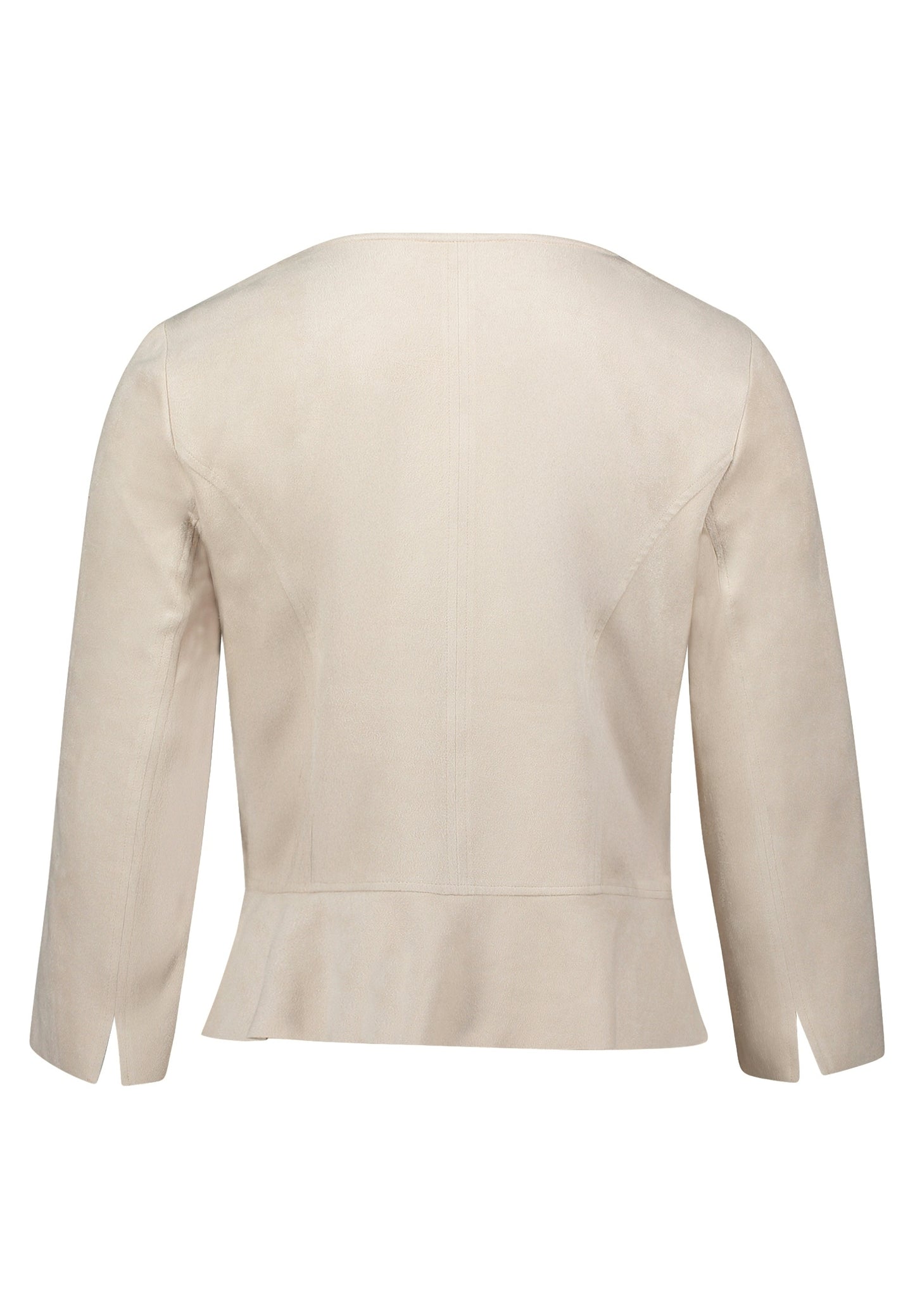 Blazerjacke Kurz 3/4 Arm Light Beige Bild 2