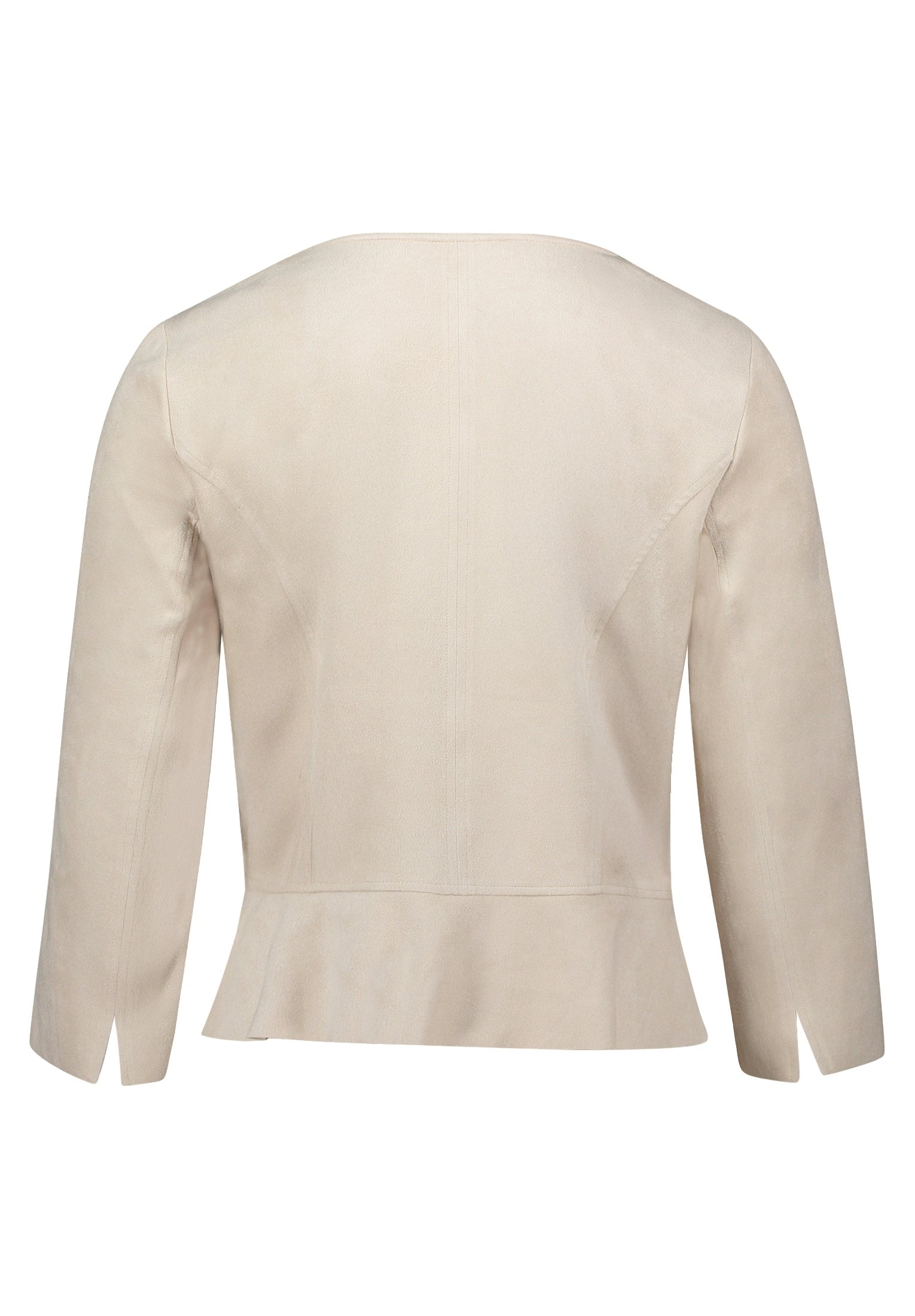 Blazerjacke Kurz 3/4 Arm Light Beige Bild 2