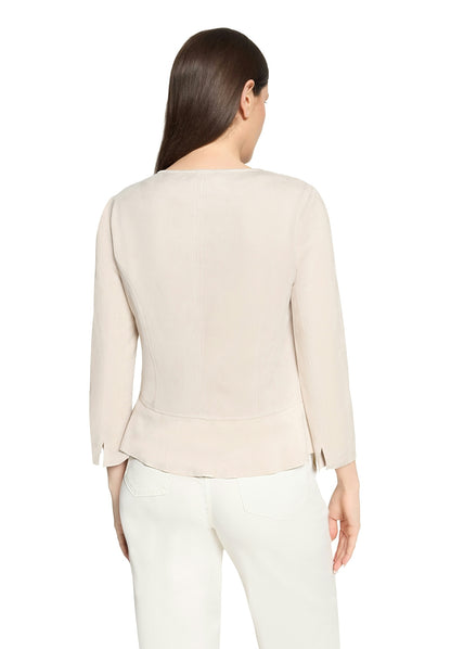 Blazerjacke Kurz 3/4 Arm Light Beige Bild 4