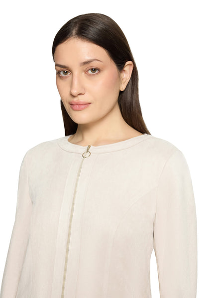 Blazerjacke Kurz 3/4 Arm Light Beige Bild 6