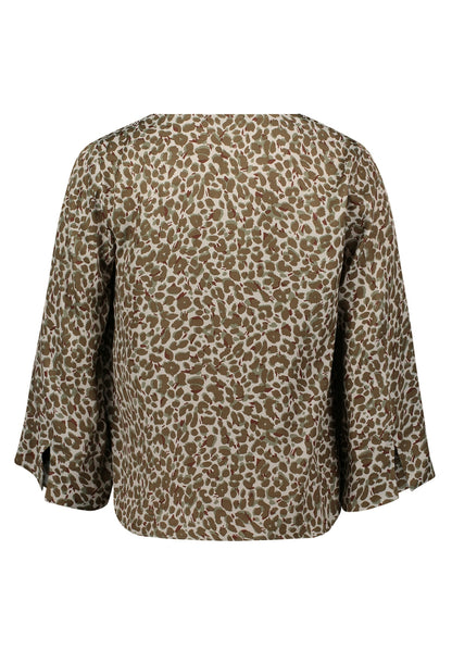 Bluse Kurz 1/1 Arm Beige/Khaki Bild 2