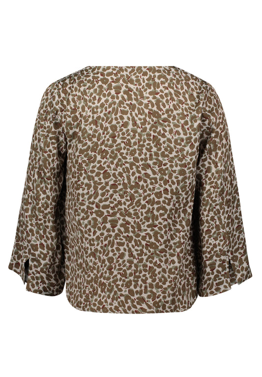 Bluse Kurz 1/1 Arm Beige/Khaki Bild 2