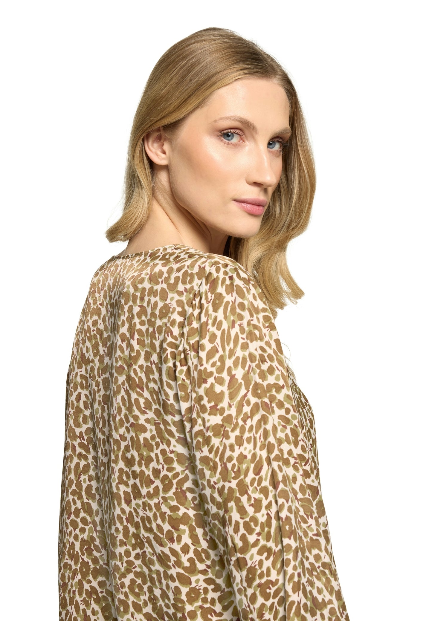 Bluse Kurz 1/1 Arm Beige/Khaki Bild 7