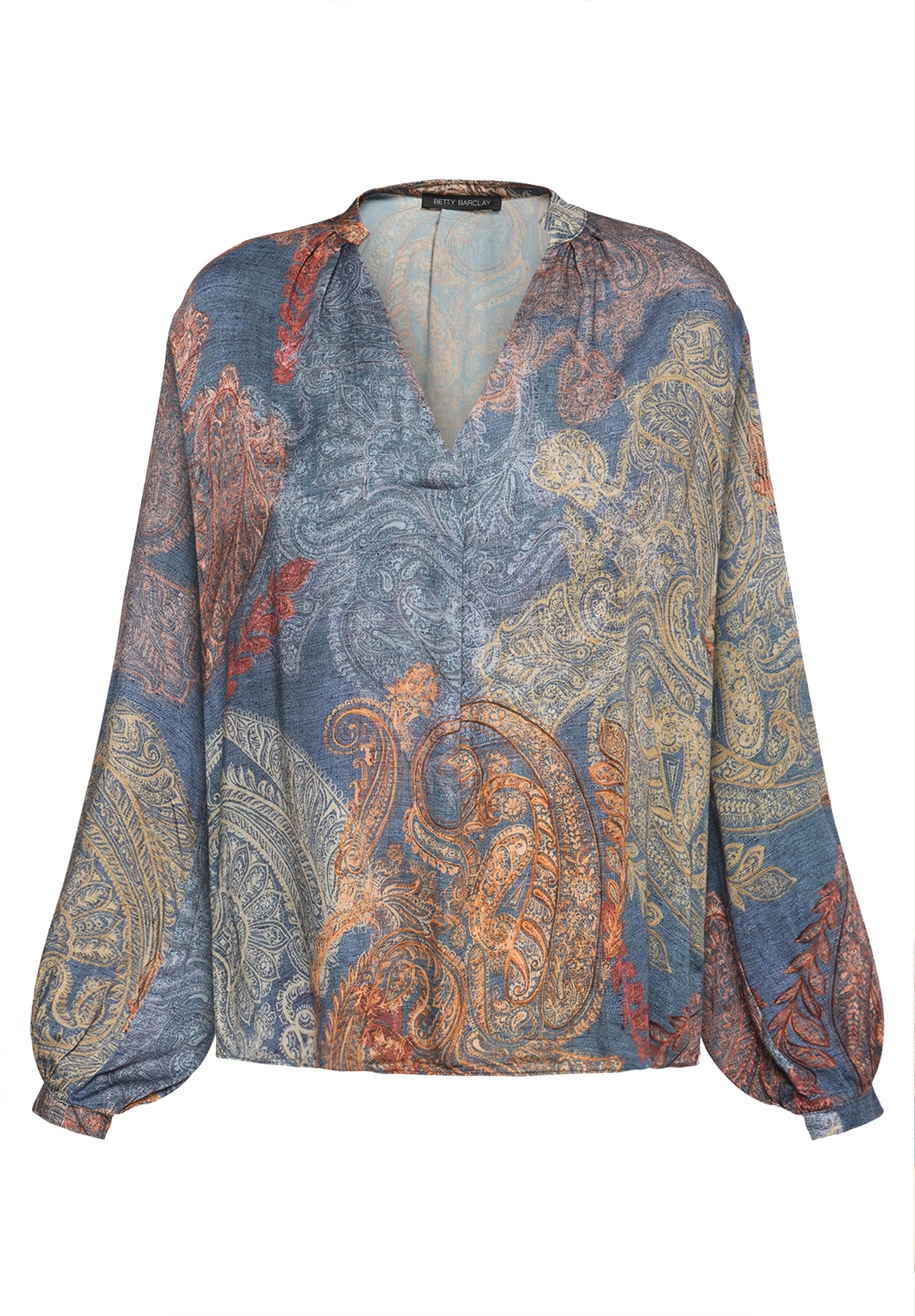 Bluse Kurz 1/1 Arm Blue/Red Bild 1