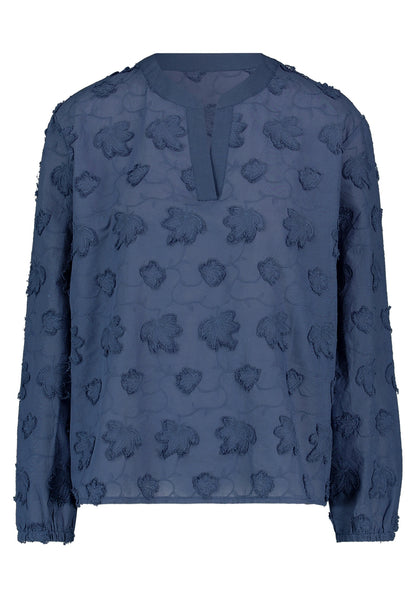 Bluse Kurz 1/1 Arm Vintage Indigo Bild 1