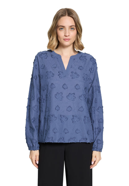 Bluse Kurz 1/1 Arm Vintage Indigo Bild 3