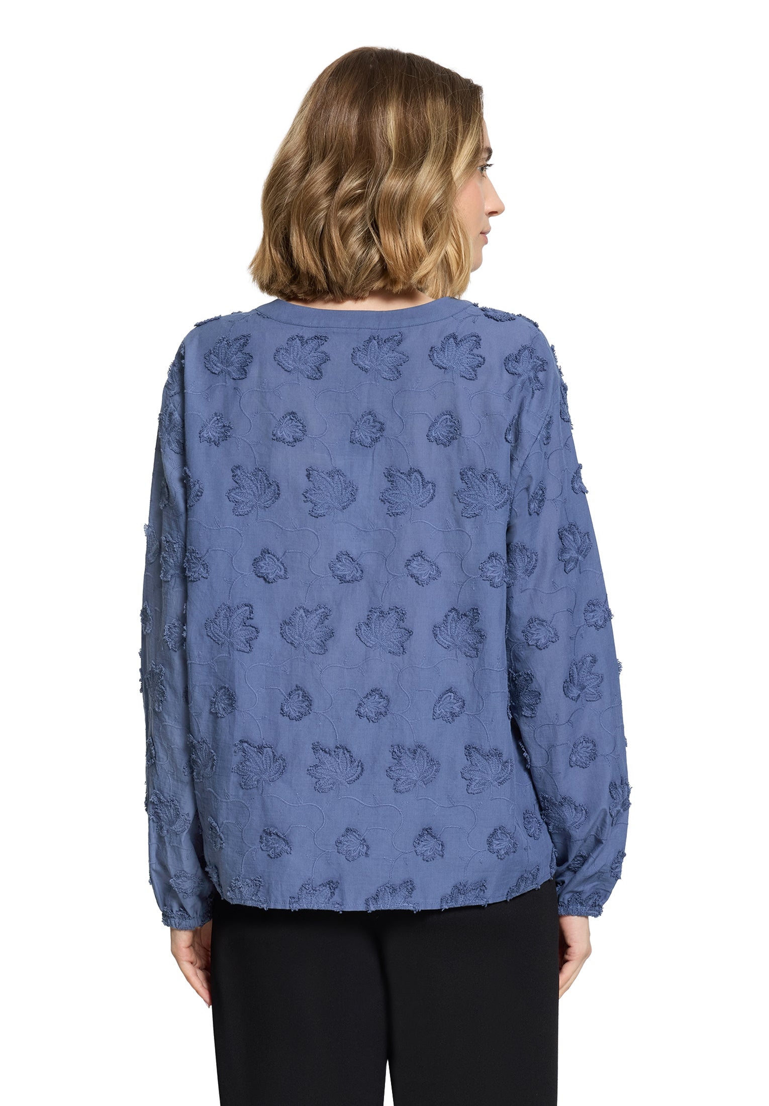Bluse Kurz 1/1 Arm Vintage Indigo Bild 4