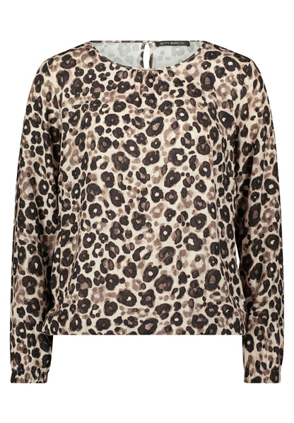 Bluse Kurz 1/1 Arm Taupe/Beige Bild 1