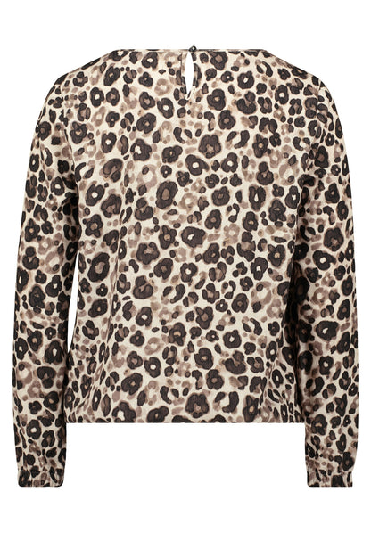 Bluse Kurz 1/1 Arm Taupe/Beige Bild 2