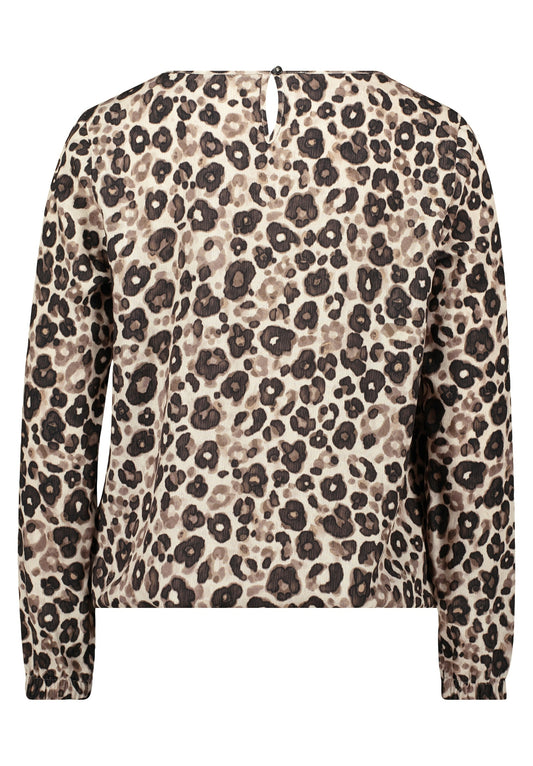 Bluse Kurz 1/1 Arm Taupe/Beige Bild 2