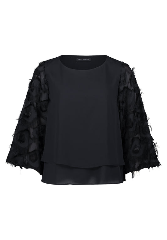 Bluse Kurz 1/1 Arm Black Bild 1