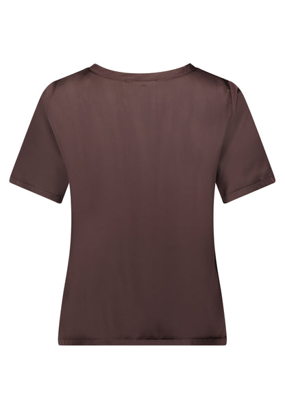 Bluse Kurz 1/2 Arm Light Maroon Bild 2