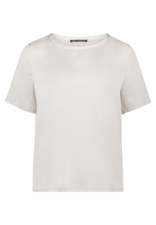 Bluse Kurz 1/2 Arm Pastel Sand Bild 1