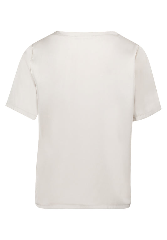 Bluse Kurz 1/2 Arm Pastel Sand Bild 2