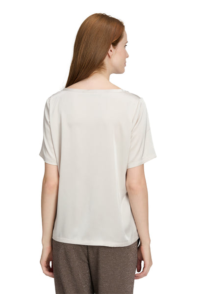 Bluse Kurz 1/2 Arm Pastel Sand Bild 4