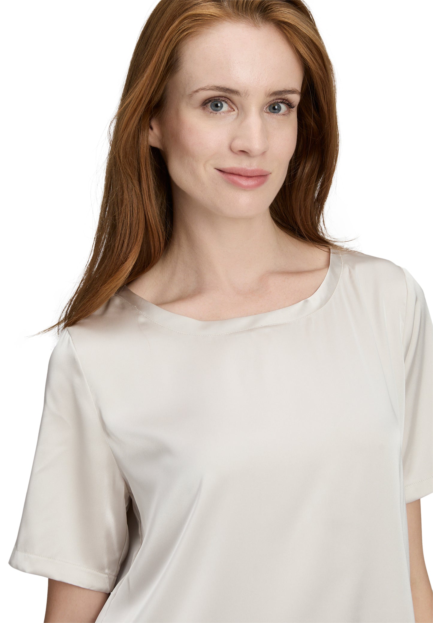 Bluse Kurz 1/2 Arm Pastel Sand Bild 6