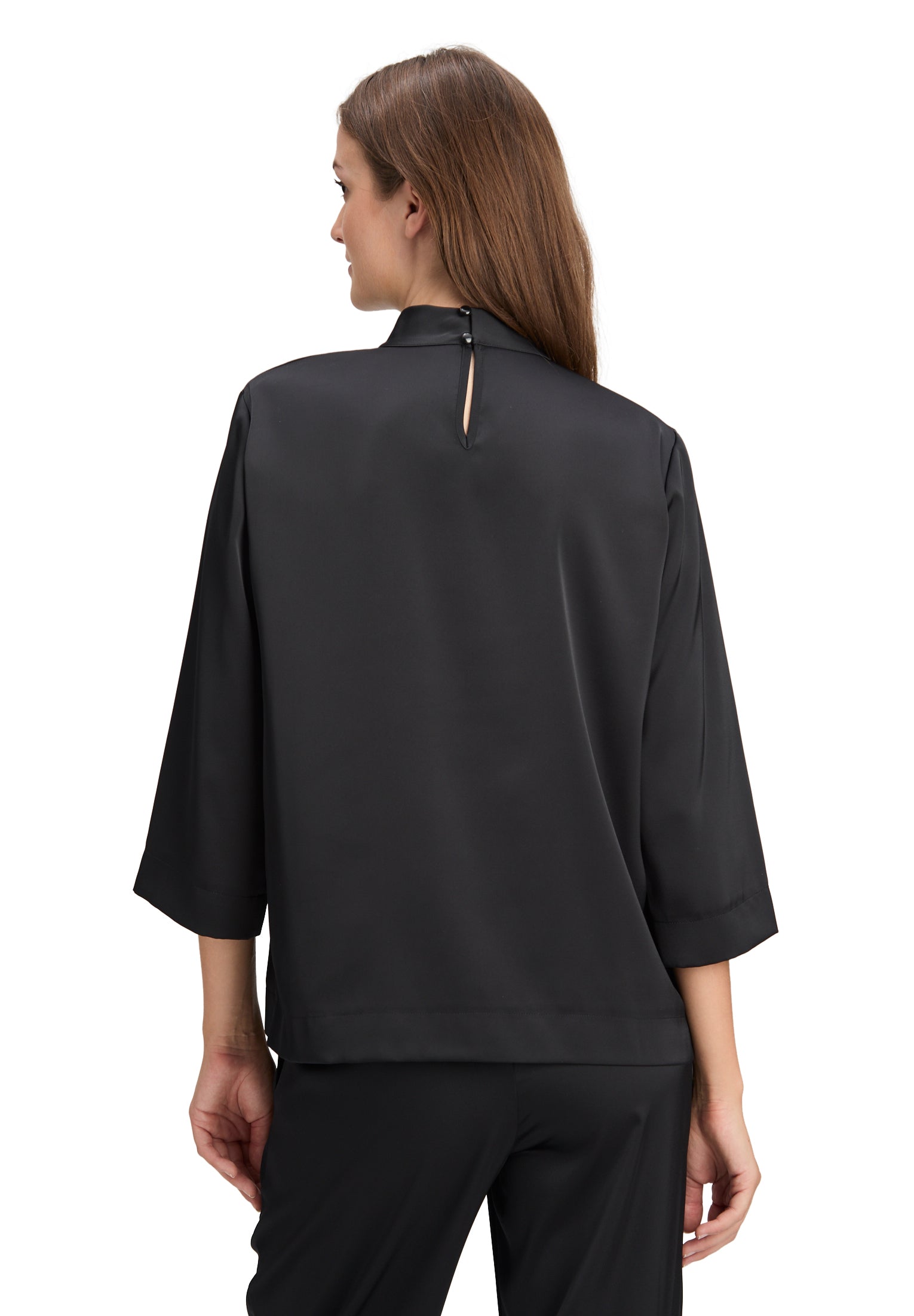 Bluse Kurz 3/4 Arm Black Bild 4