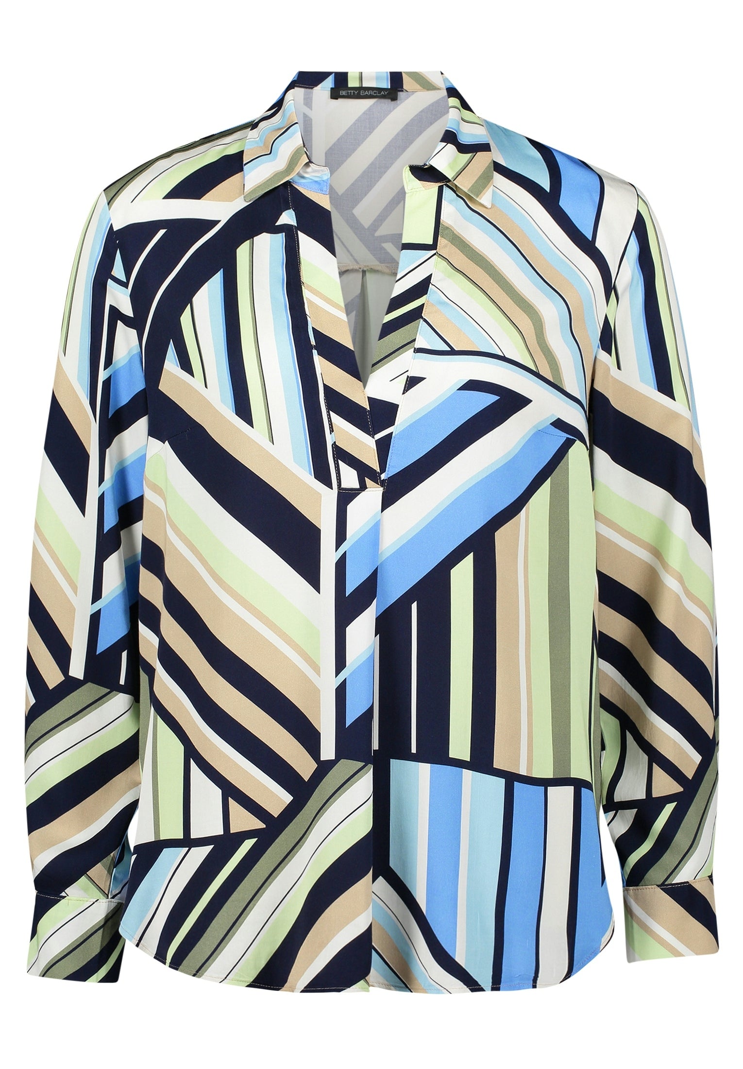 Bluse Lang 1/1 Arm Blue/Green Bild 1