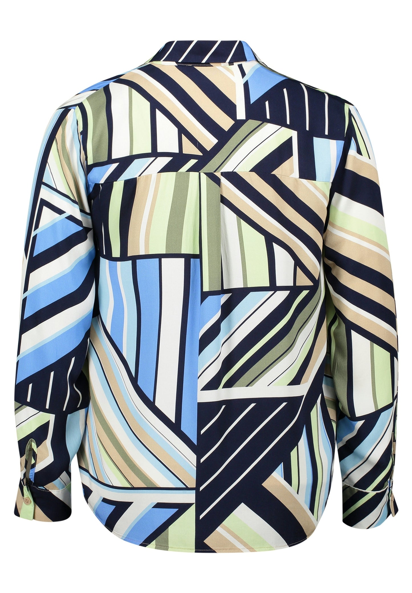 Bluse Lang 1/1 Arm Blue/Green Bild 2