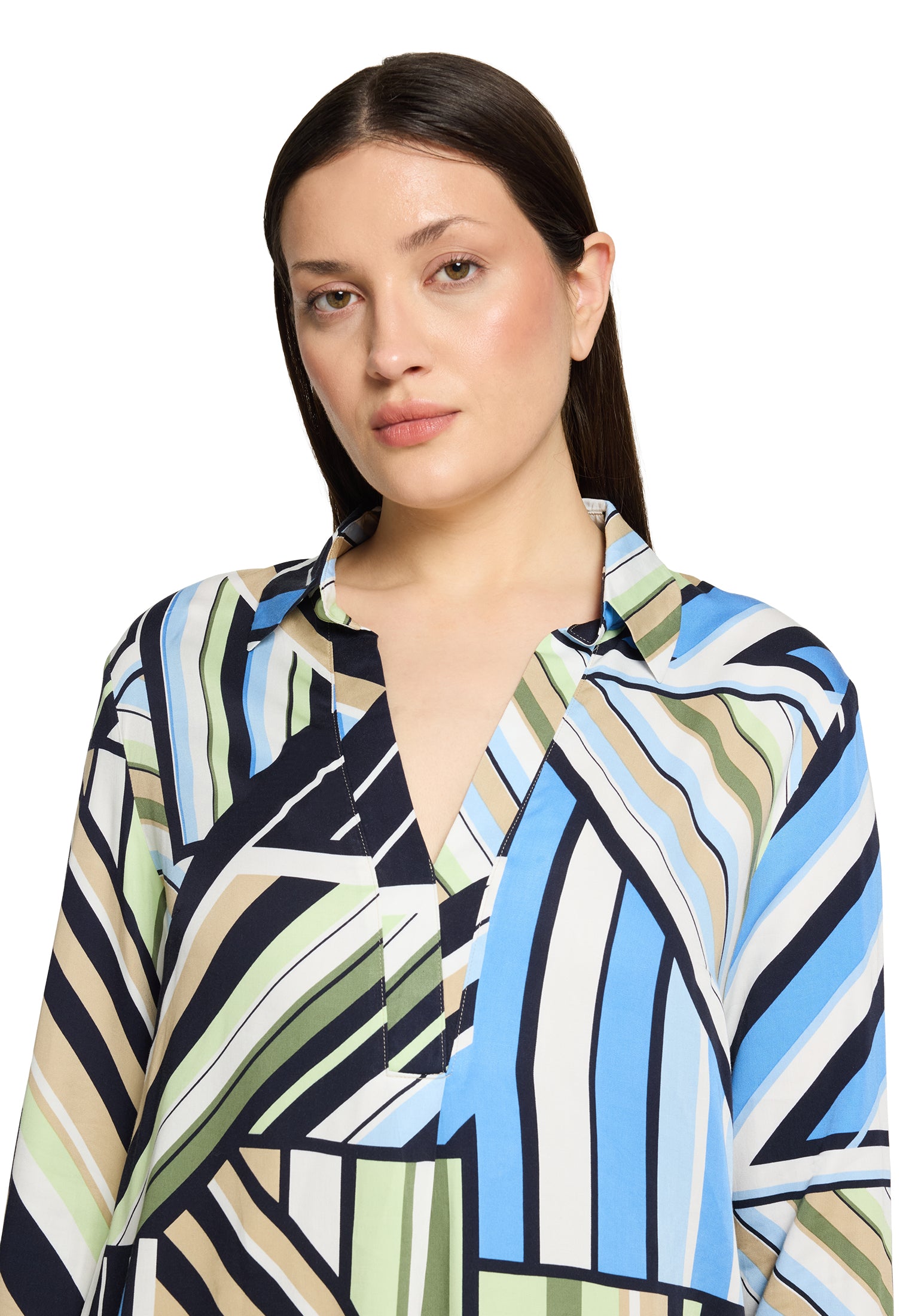 Bluse Lang 1/1 Arm Blue/Green Bild 7