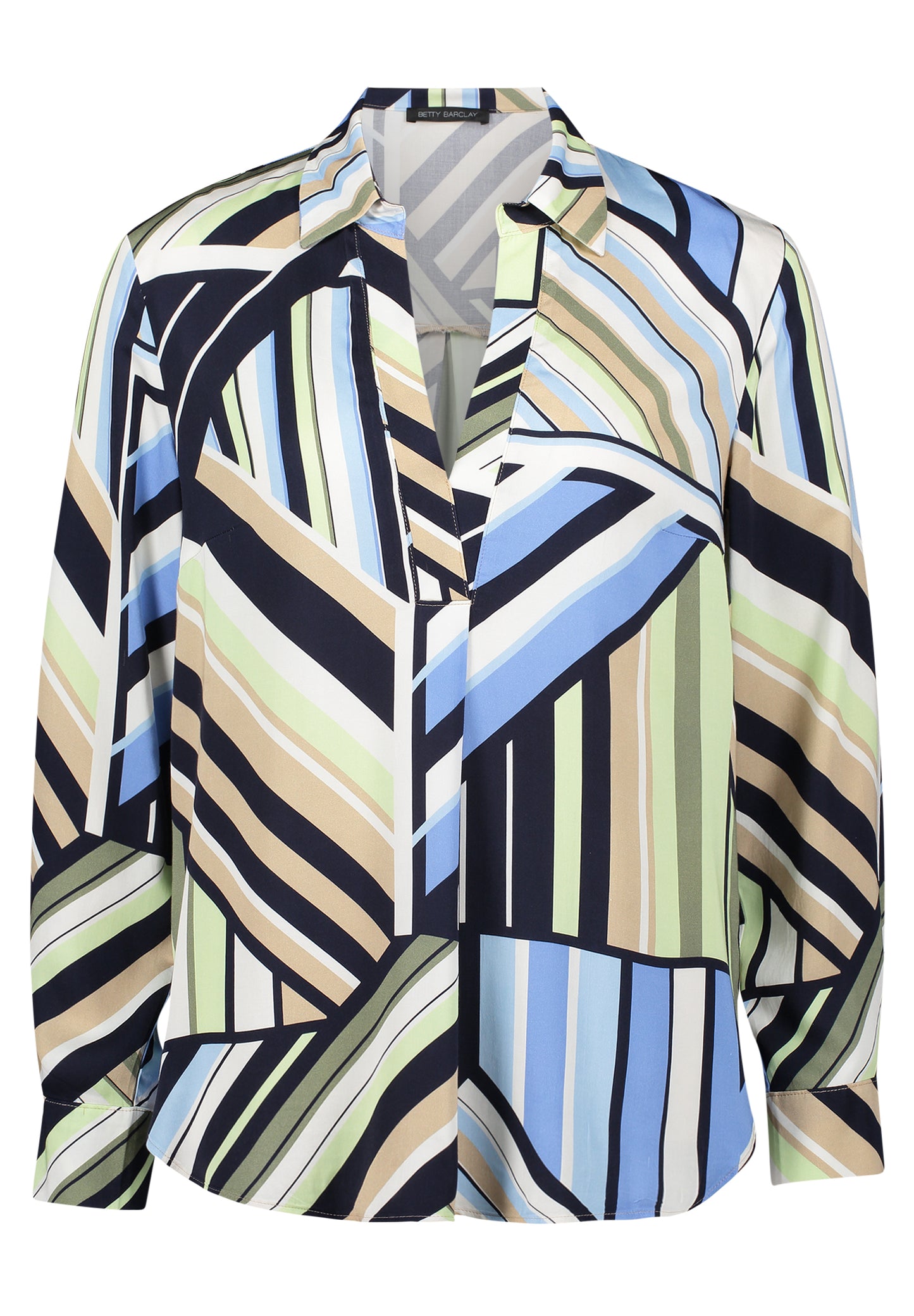 Bluse Lang 1/1 Arm Blue/Green Bild 8