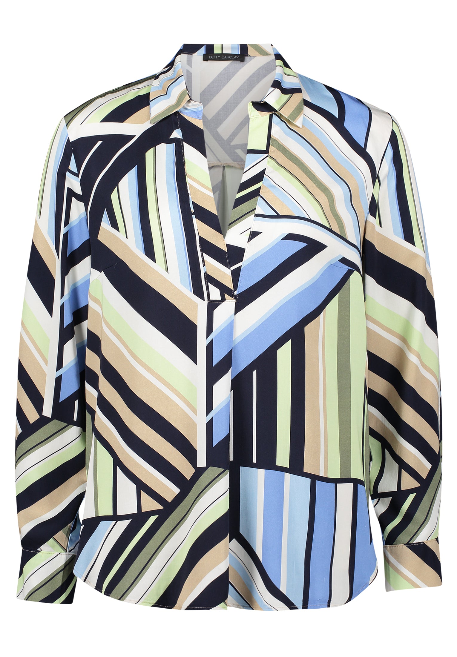 Bluse Lang 1/1 Arm Blue/Green Bild 8