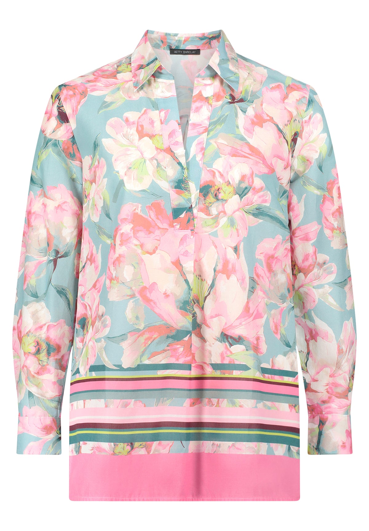 Bluse Lang 1/1 Arm Mint/Rosé Bild 1