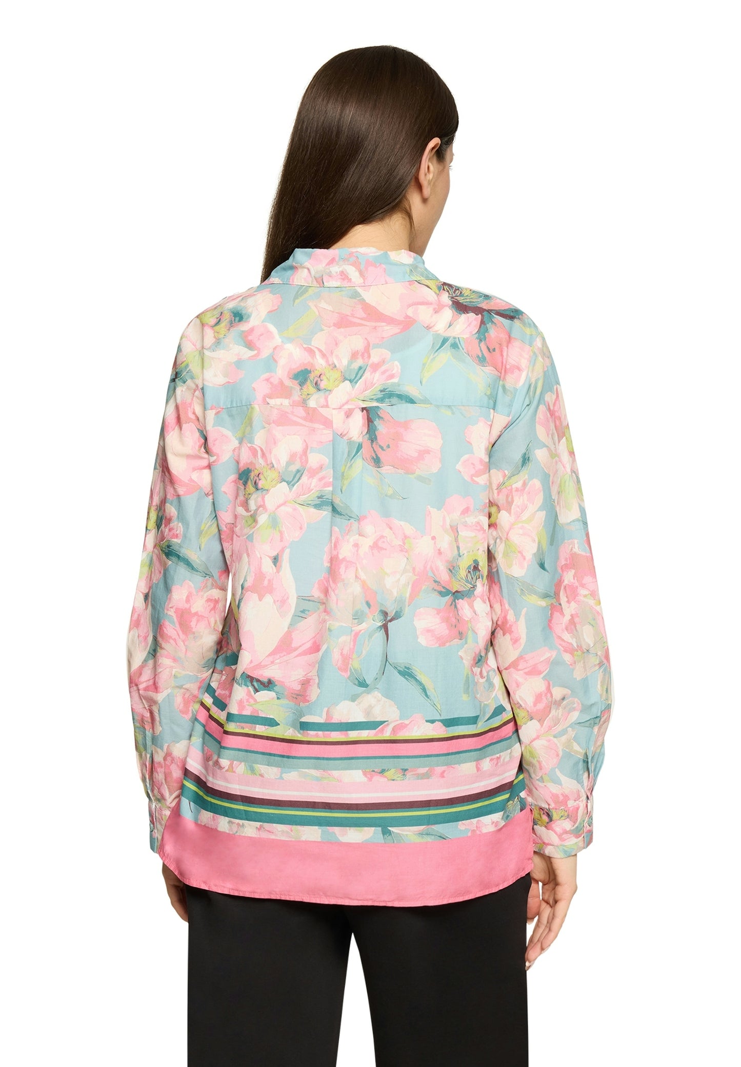 Bluse Lang 1/1 Arm Mint/Rosé Bild 2