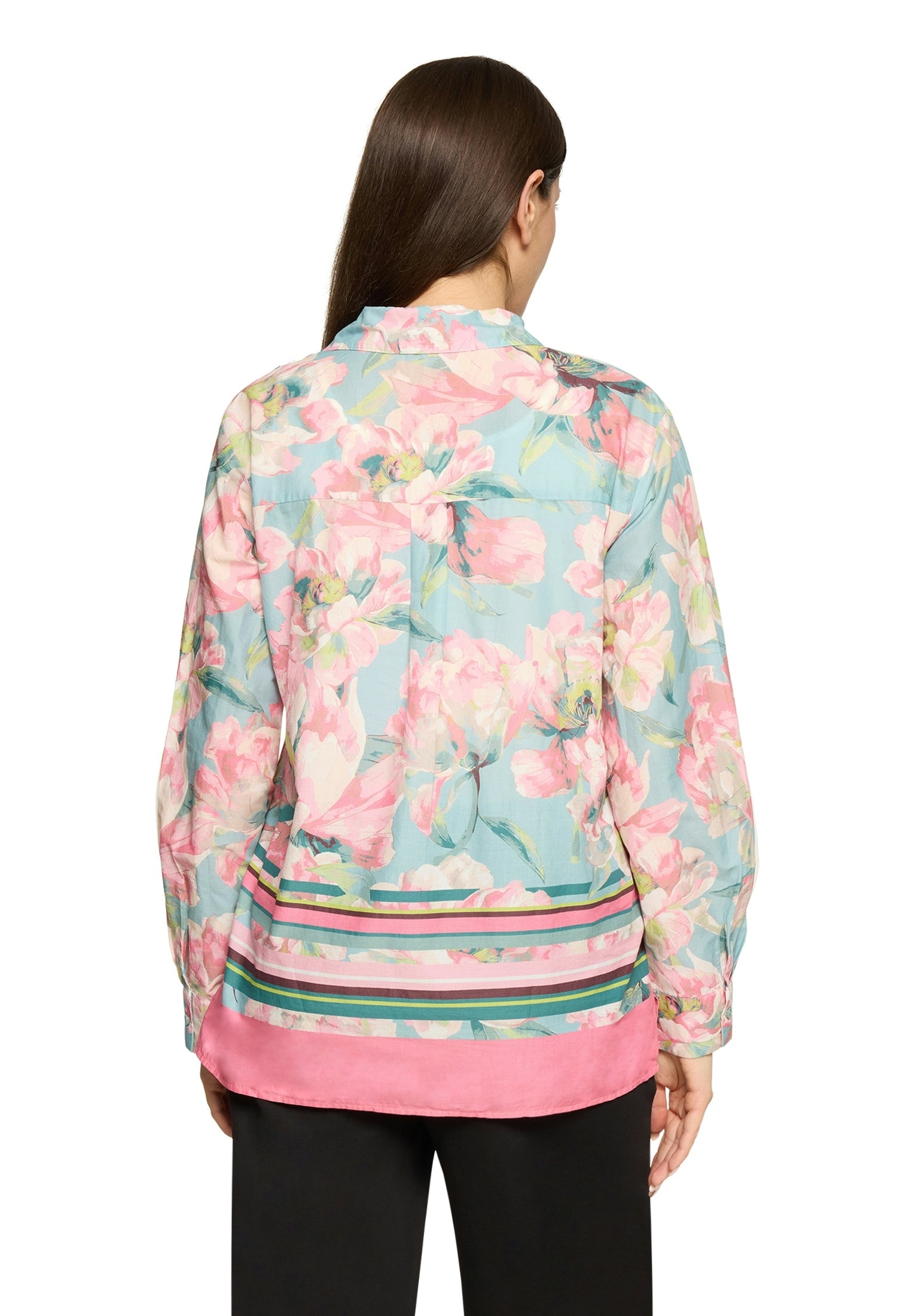 Bluse Lang 1/1 Arm Mint/Rosé Bild 2