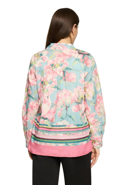 Bluse Lang 1/1 Arm Mint/Rosé Bild 2