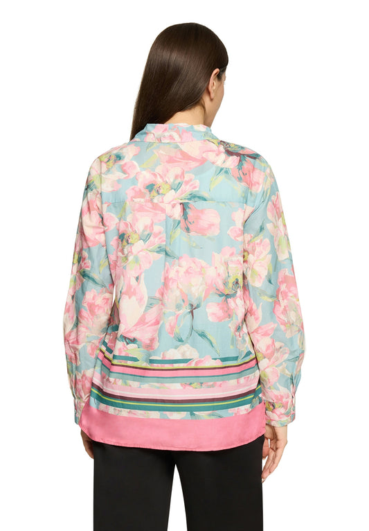 Bluse Lang 1/1 Arm Mint/Rosé Bild 2