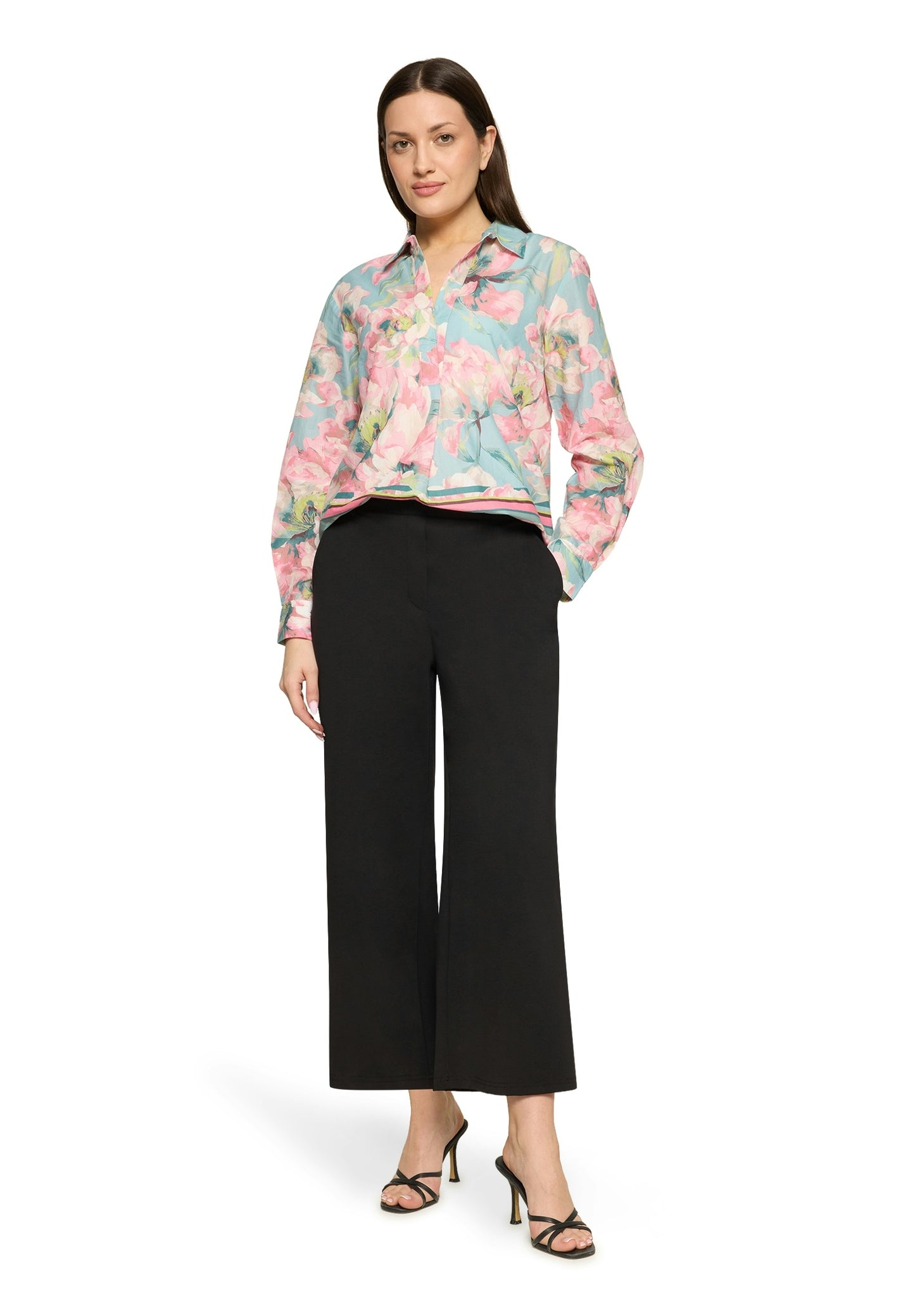 Bluse Lang 1/1 Arm Mint/Rosé Bild 3