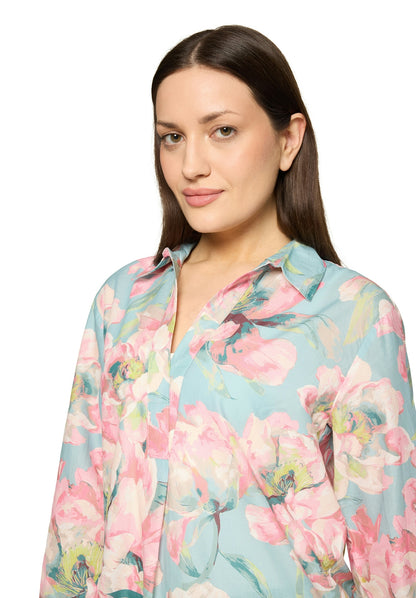 Bluse Lang 1/1 Arm Mint/Rosé Bild 4