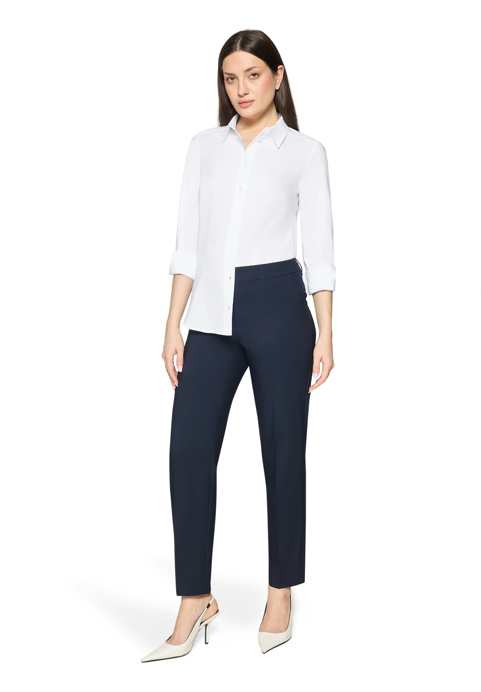 Bluse Lang 1/1 Arm Bright White Bild 5