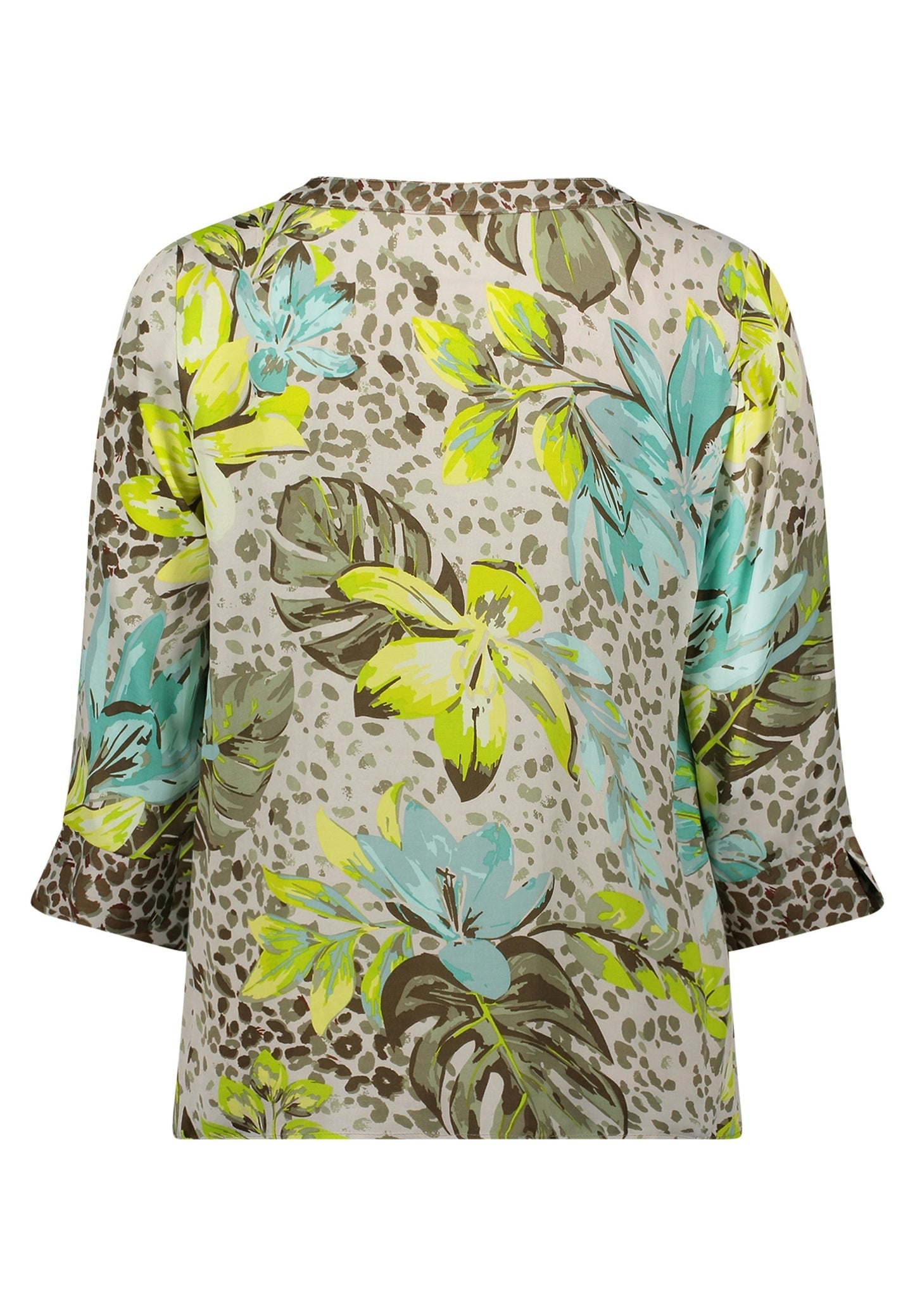 Bluse Lang 3/4 Arm Beige/Yellow Bild 2