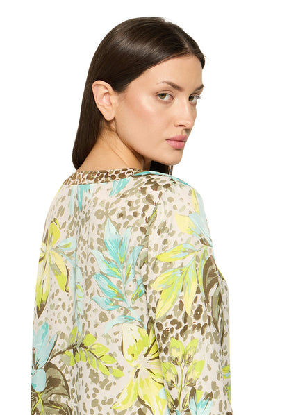 Bluse Lang 3/4 Arm Beige/Yellow Bild 7