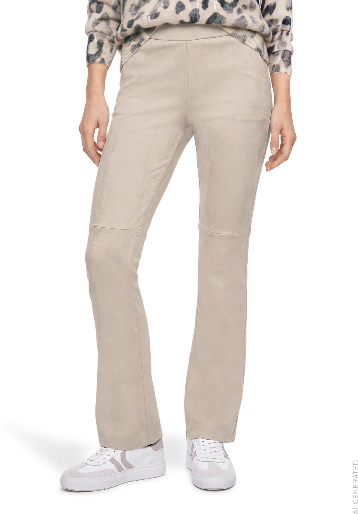 Hose Casual 1/1 LAEnge Bright Taupe Bild 1