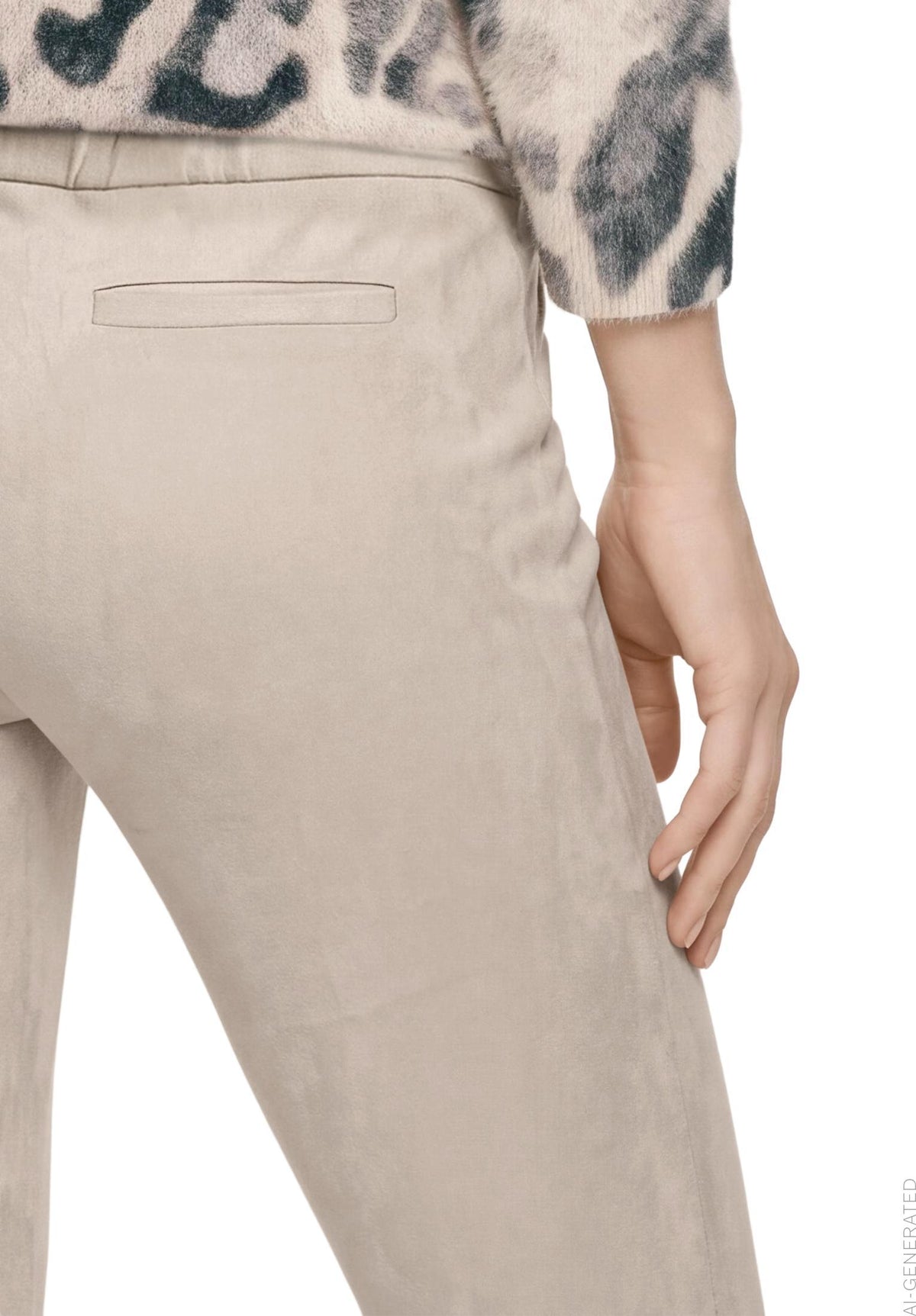 Hose Casual 1/1 LAEnge Bright Taupe Bild 5