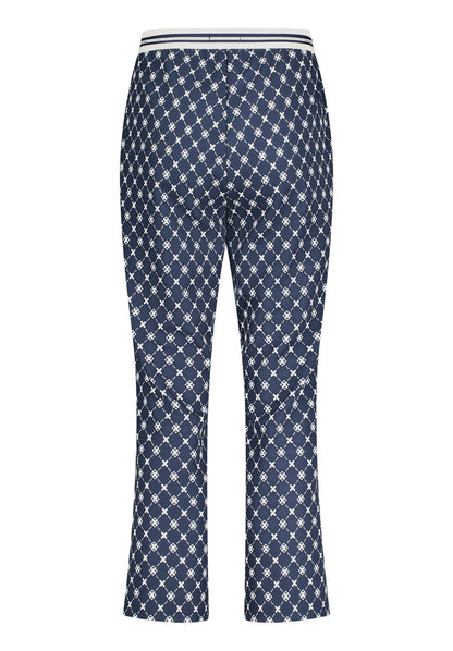Hose Casual 3/4 LAEnge Dark Blue/Cream Bild 2