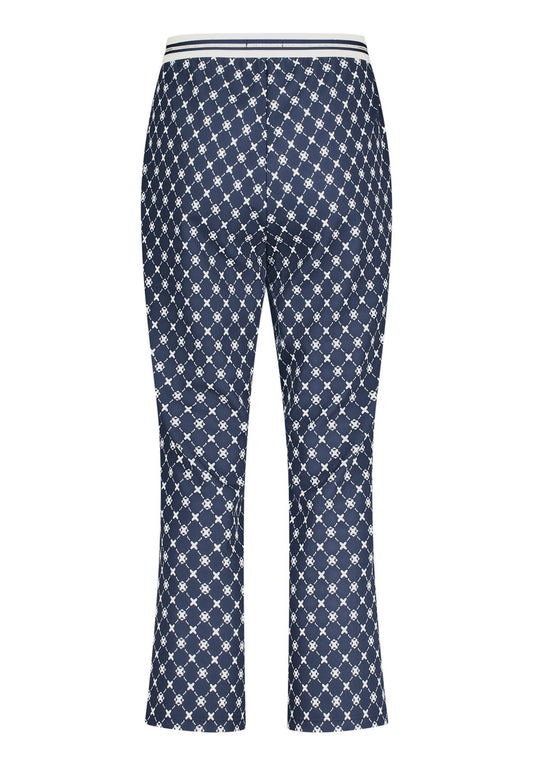 Hose Casual 3/4 LAEnge Dark Blue/Cream Bild 2