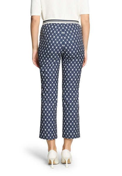 Hose Casual 3/4 LAEnge Dark Blue/Cream Bild 4