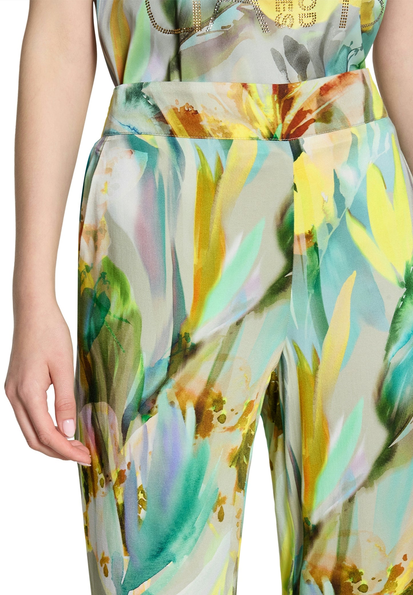 Hose Casual 7/8 LAEnge Mint/Nature Bild 6