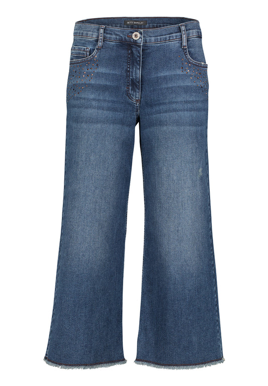 Hose Jeans 7/8 LAEnge Middle Blue Denim Bild 1