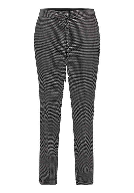 Hose Klassisch 1/1 LAEnge Black/Cream Bild 1