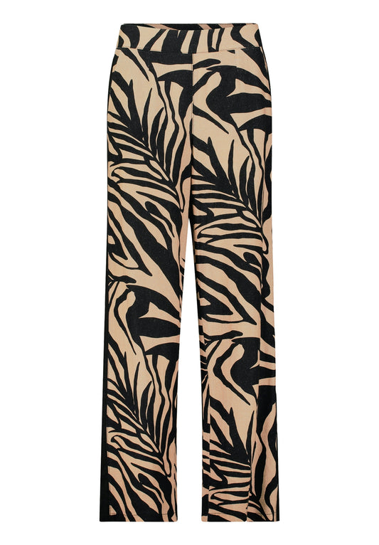 Hose Klassisch 1/1 LAEnge Black/Beige Bild 1