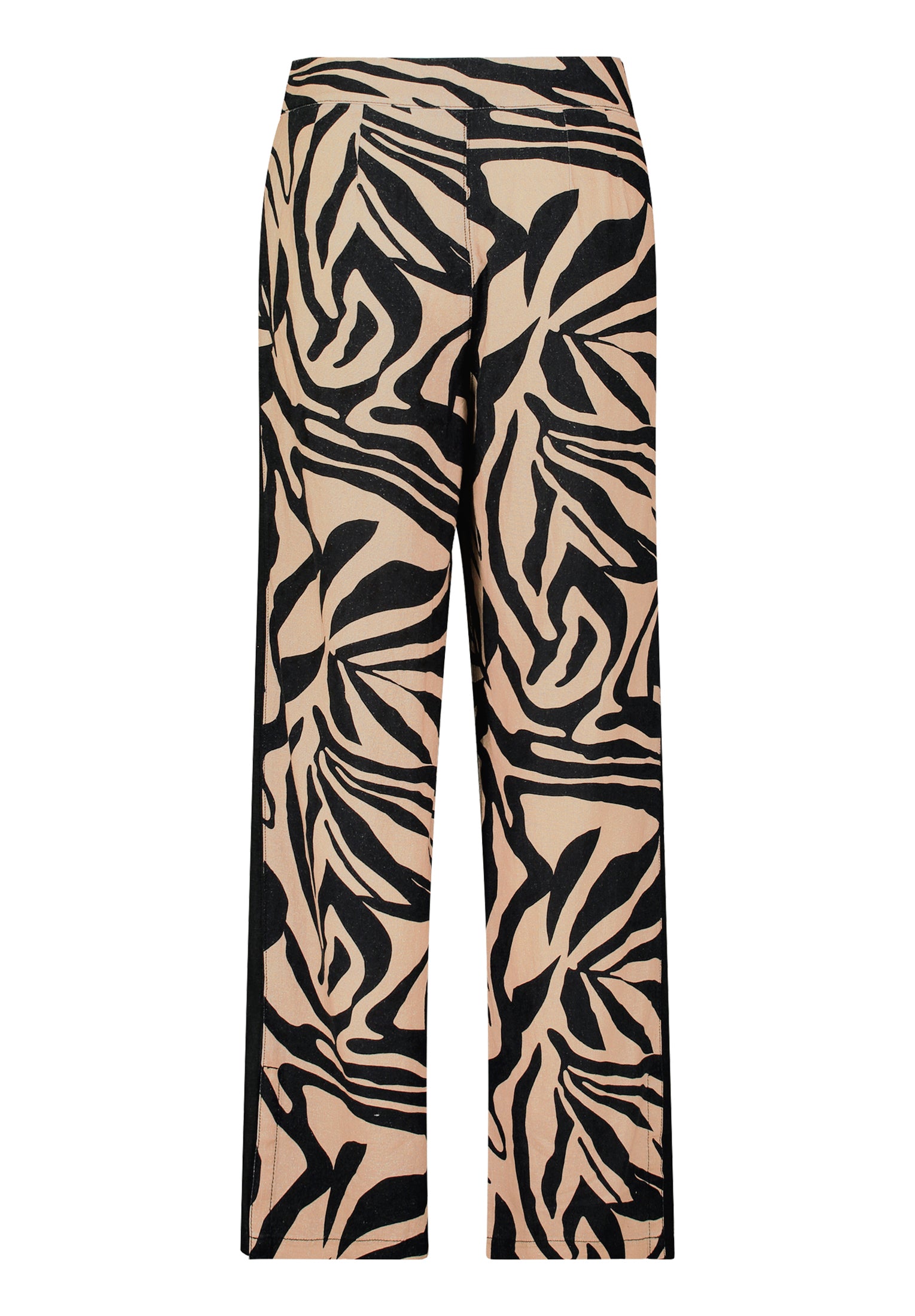 Hose Klassisch 1/1 LAEnge Black/Beige Bild 2