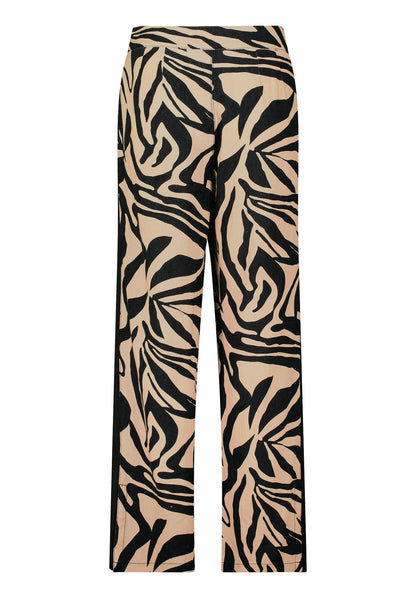 Hose Klassisch 1/1 LAEnge Black/Beige Bild 2