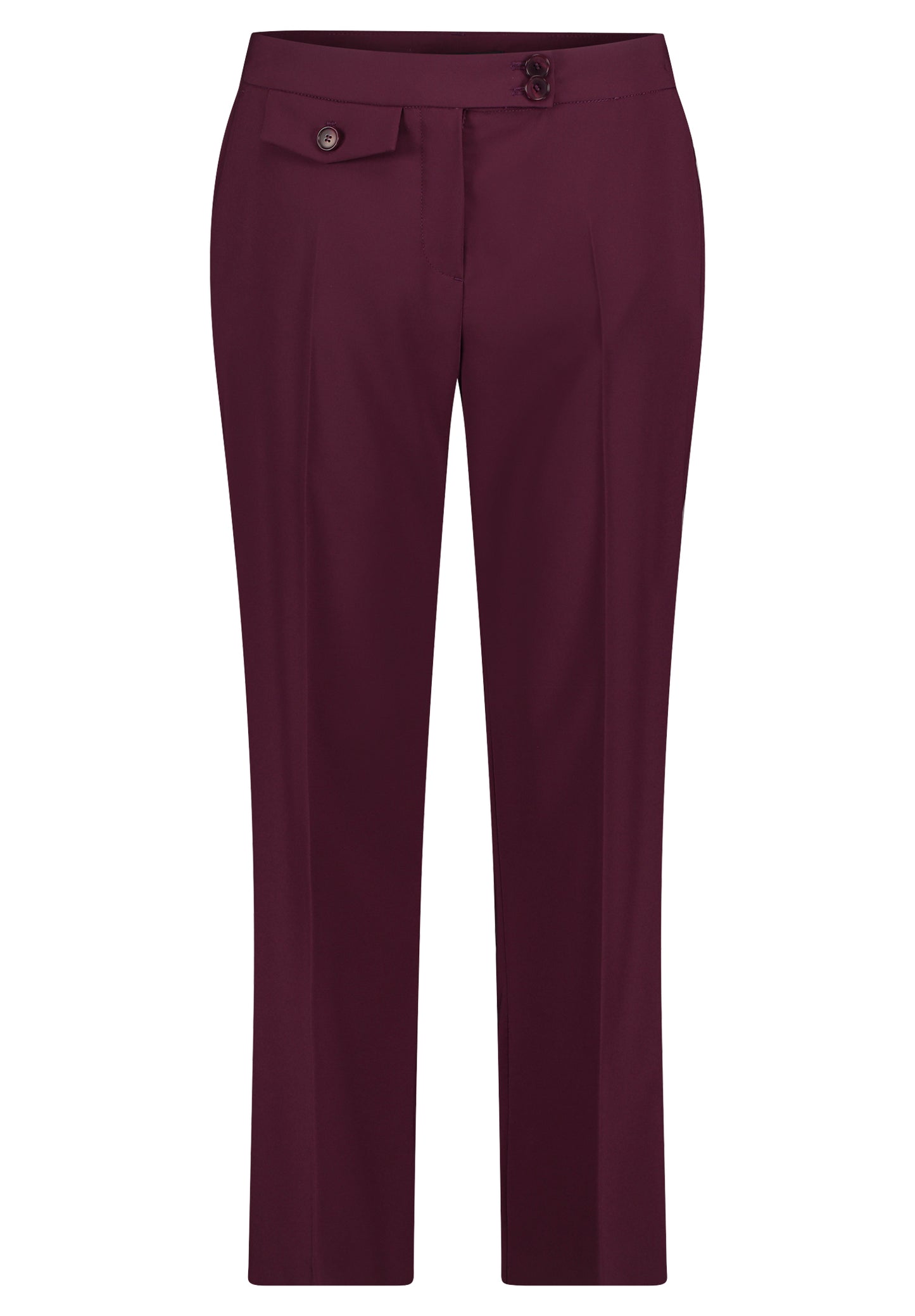 Hose Klassisch 3/4 LAEnge Dark Aubergine Bild 1