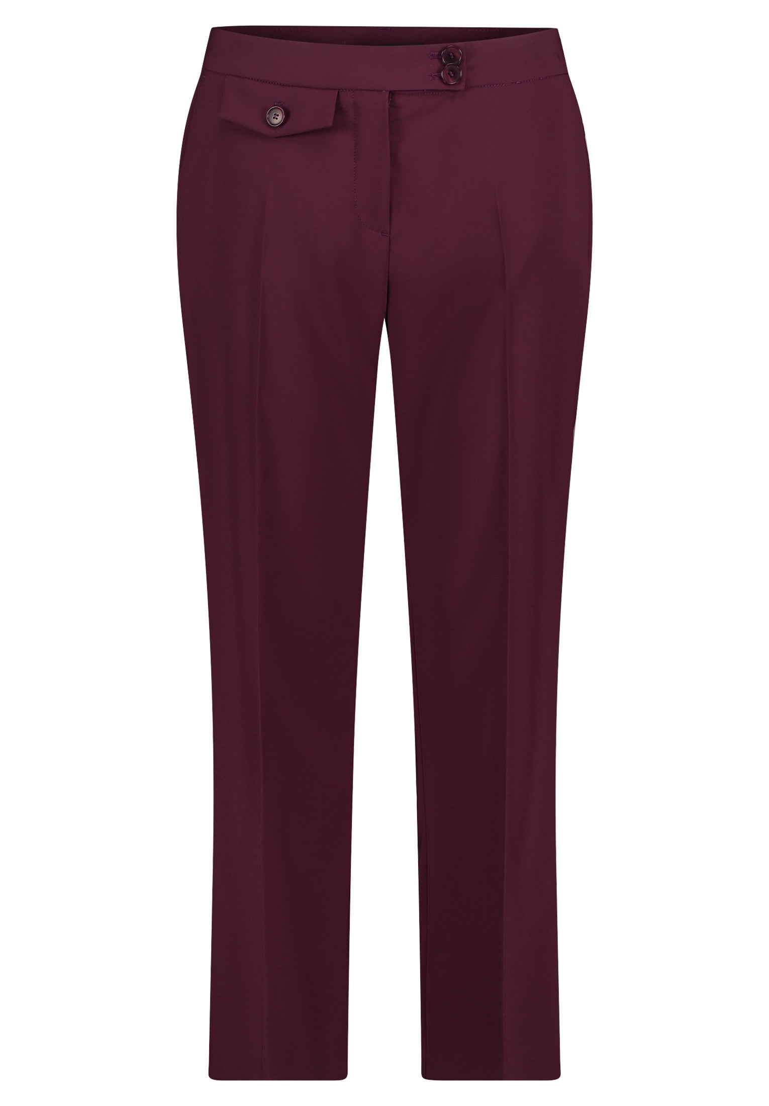 Hose Klassisch 3/4 LAEnge Dark Aubergine Bild 1